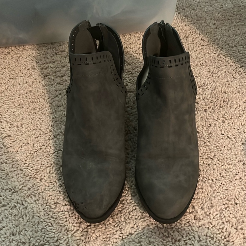 Size 8 Grey Ankle Boots
